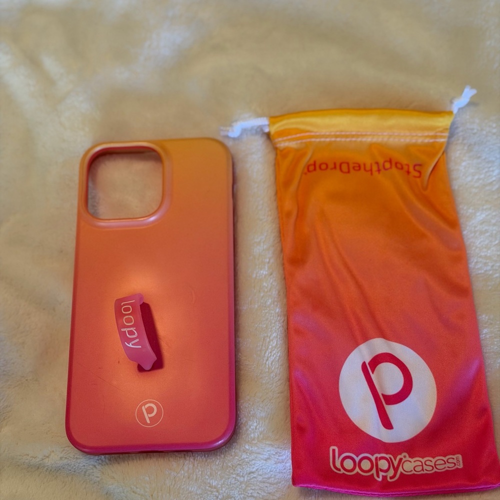 Loopy Case iPhone 14 Pro Max – Pink Lemonade Ombré Matte (Righty)